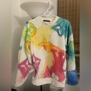Louis Vuitton watercolor monogram sweatshirt